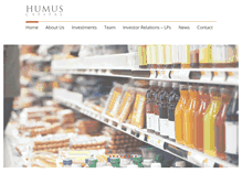 Tablet Screenshot of humuscapital.com